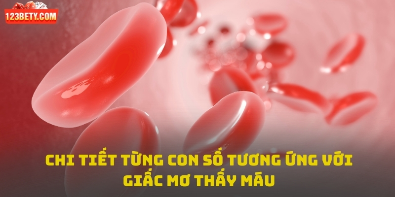 Chi tiết từng con số tương ứng với giấc mơ thấy máu